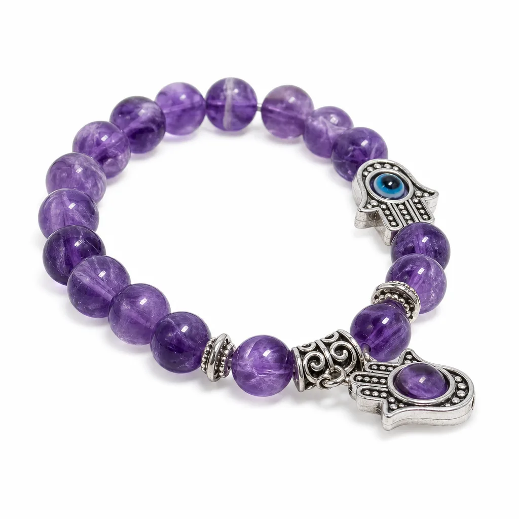 Premium Horus Eye Bracelet – Foreign Stone Chakra Healing Energy for Meditation & Altar Decor
