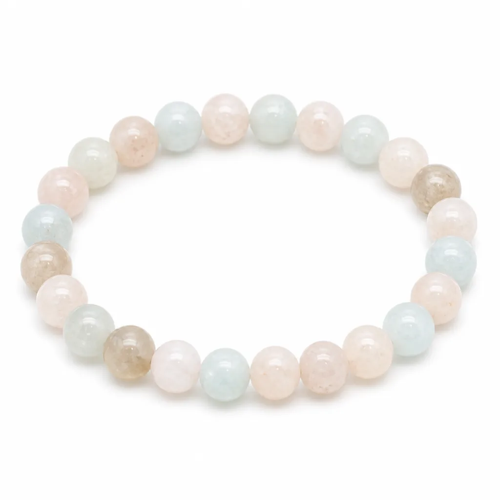 Premium Handcrafted Crystal Bracelet – Chakra Healing Energy for Meditation & Altar Decor