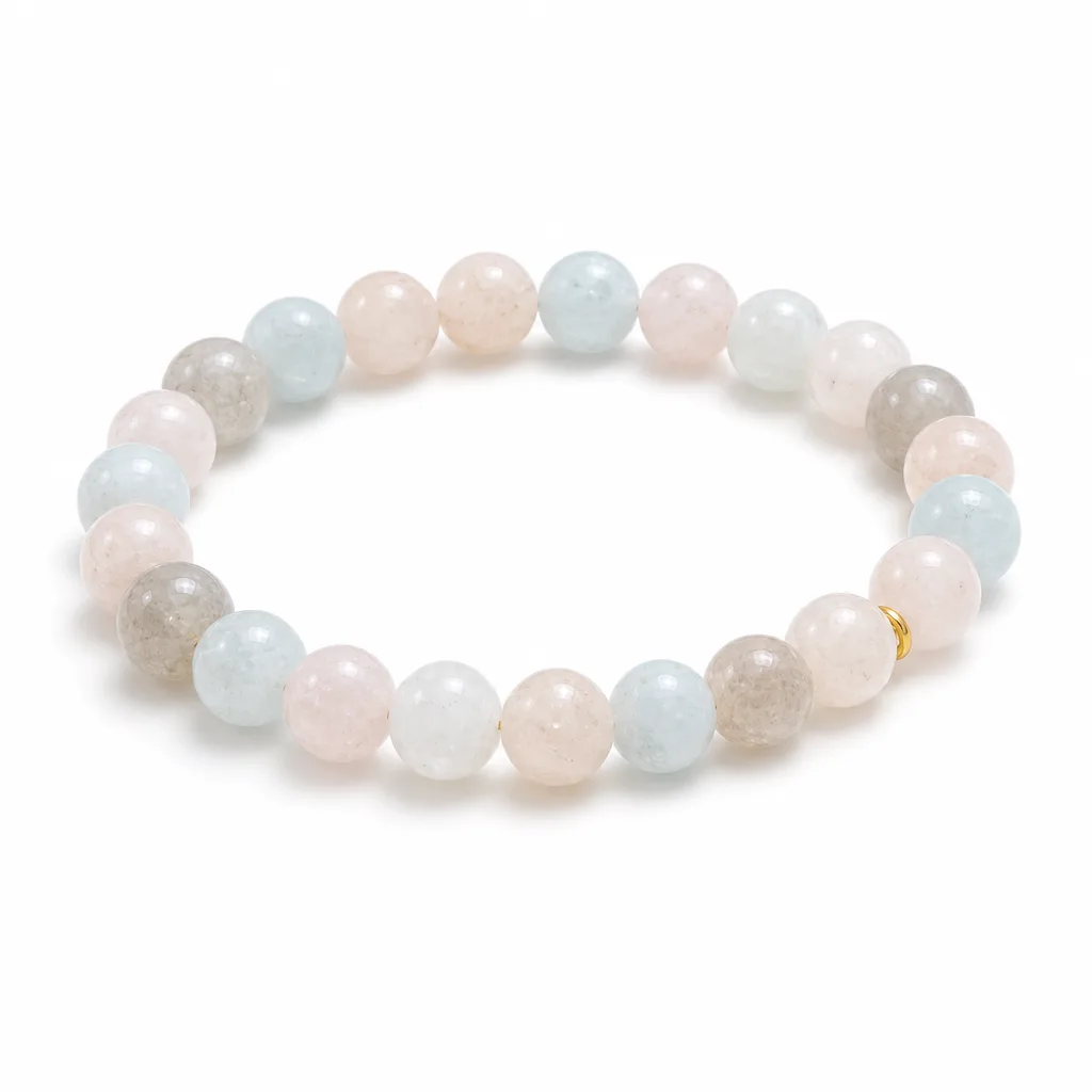 Premium Handcrafted Crystal Bracelet – Chakra Healing Energy for Meditation & Altar Decor