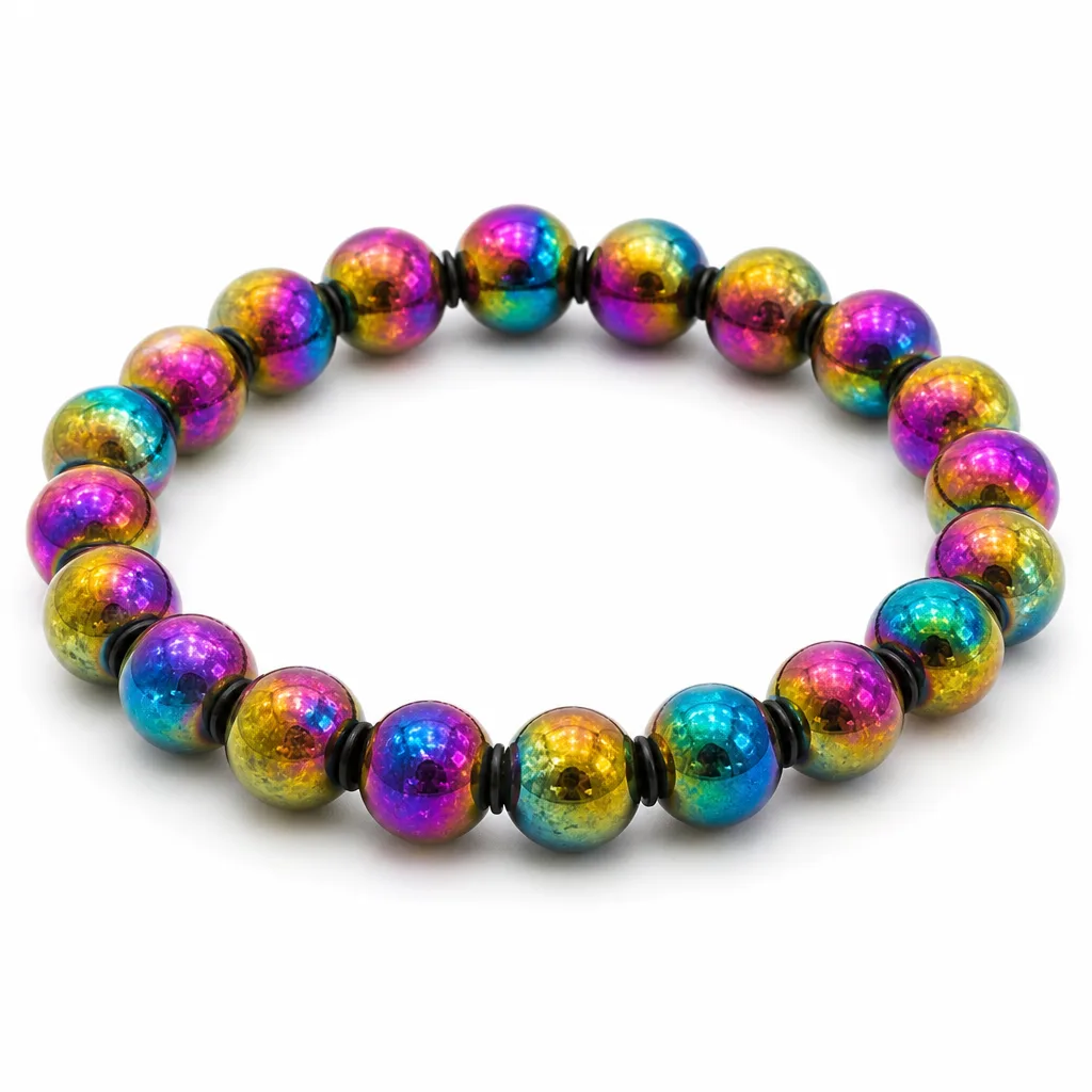 Chakra Healing Assorted Stone Bracelet Energy Protection Meditation Premium Meta
