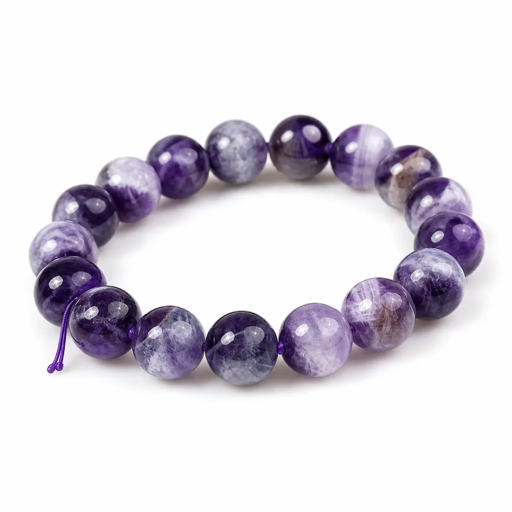 Dreamy Purple Chakra Bracelet – Handcrafted Energy & Protection for Meditation & Wellness – Spiritual Collection