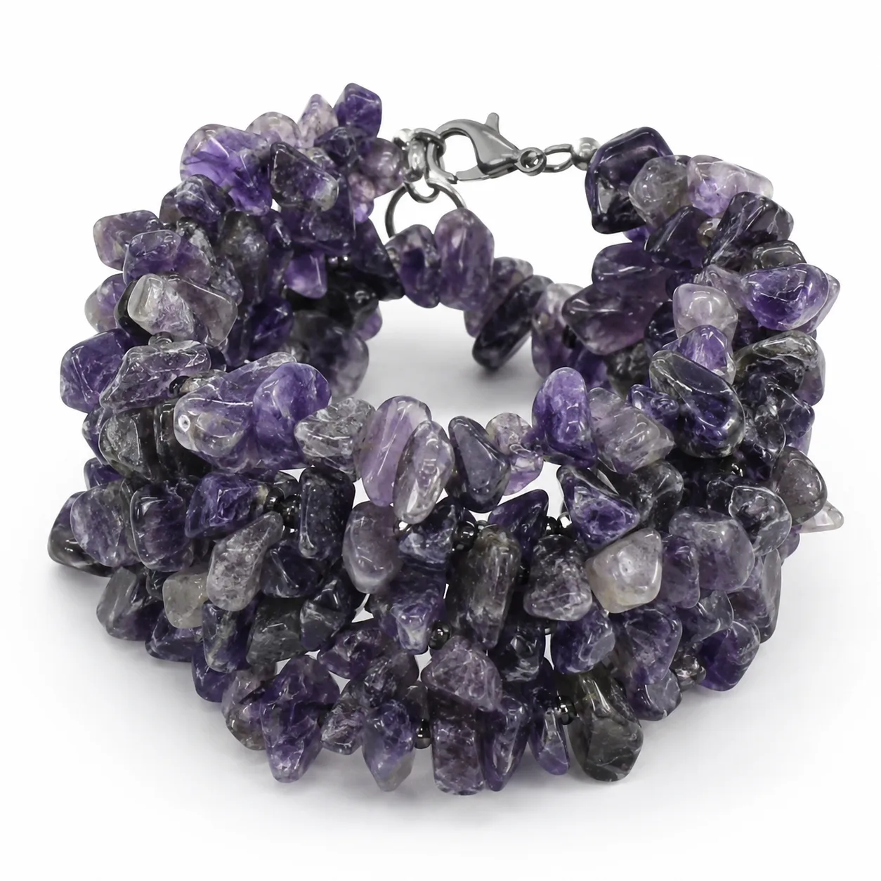 Premium Amethyst Gravel Crystal Healing Energy & Protection Decor for Meditation, Yoga, Altar & Executive Desk Collection