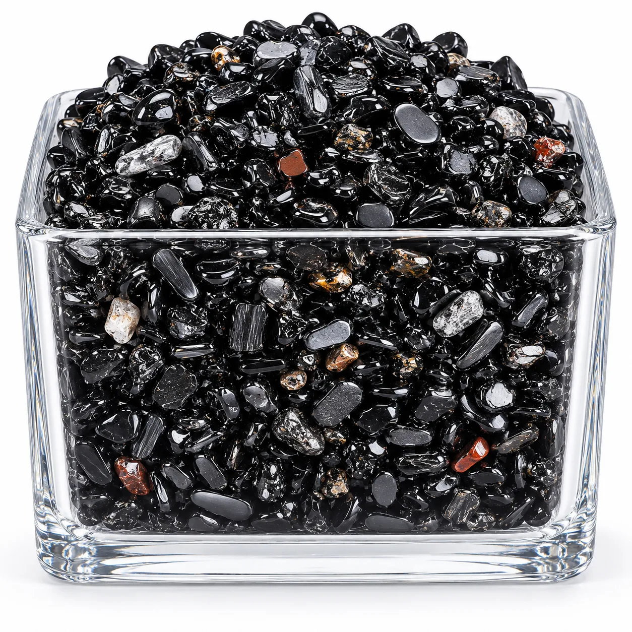 Crushed Black Tourmaline Crystal | Chakra Healing & Protection for Meditation