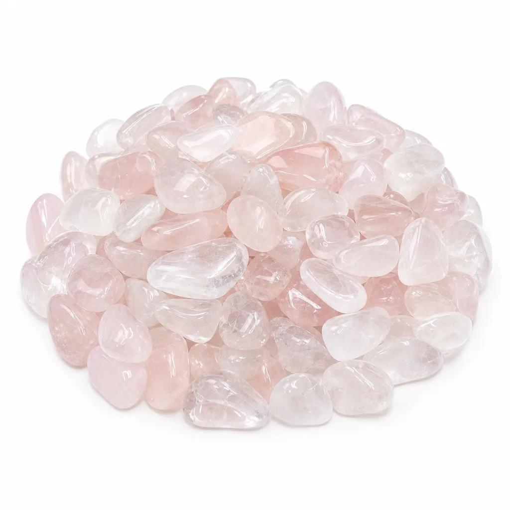 Premium Light Rose Quartz Gravel – Healing Chakra Energy for Meditation, Yoga & Altar Decor image 1 Premium Light Rose Quartz Gravel – Healing Chakra Energy for Meditation, Yoga & Altar Decor