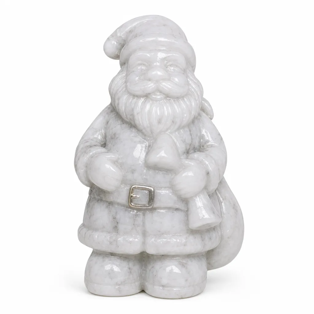Premium Handcrafted Crystal Santa Claus Figurine – Chakra Healing Energy for Meditation, Altar & Spiritual Gift Collection image 1 Premium Handcrafted Crystal Santa Claus Figurine – Chakra Healing Energy for Meditation, Altar & Spiritual Gift Collection