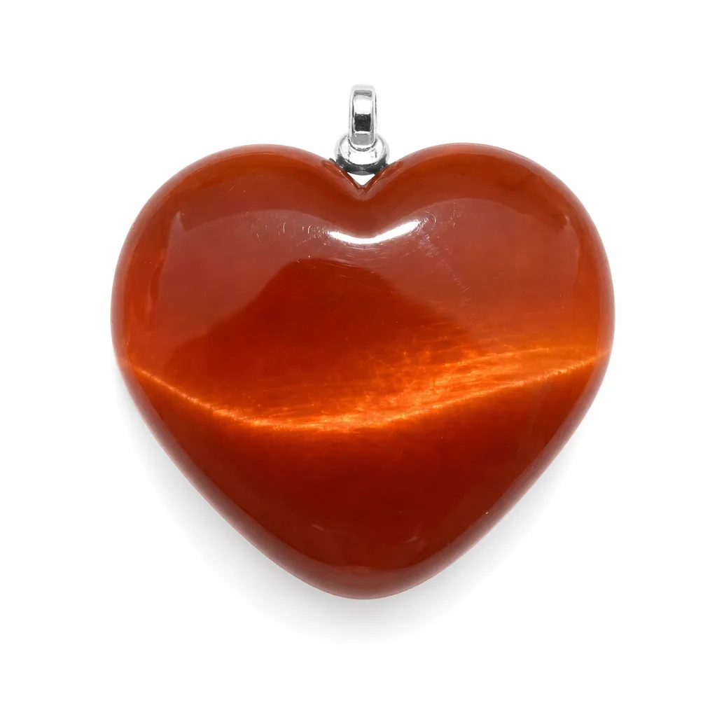 Premium Artificial Cat’s Eye Heart Crystal – Healing Energy & Protection for Meditation, Yoga & Spiritual Spaces