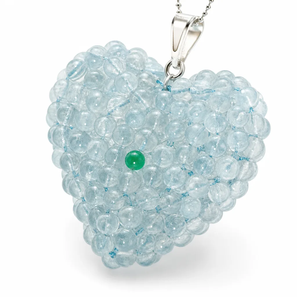 Sky Blue Heart Chakra Healing Energy Protection Premium Home Green Label