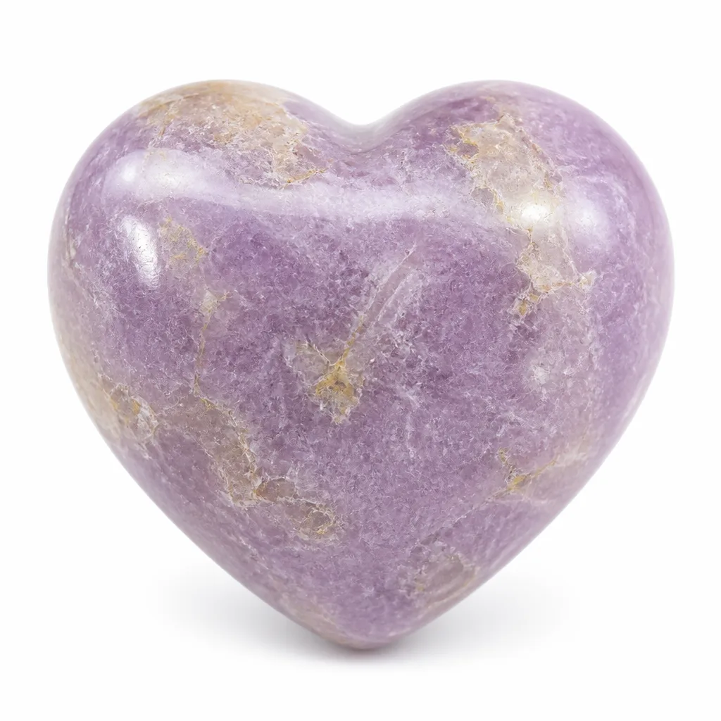American Purple Mica Heart (Red Label)