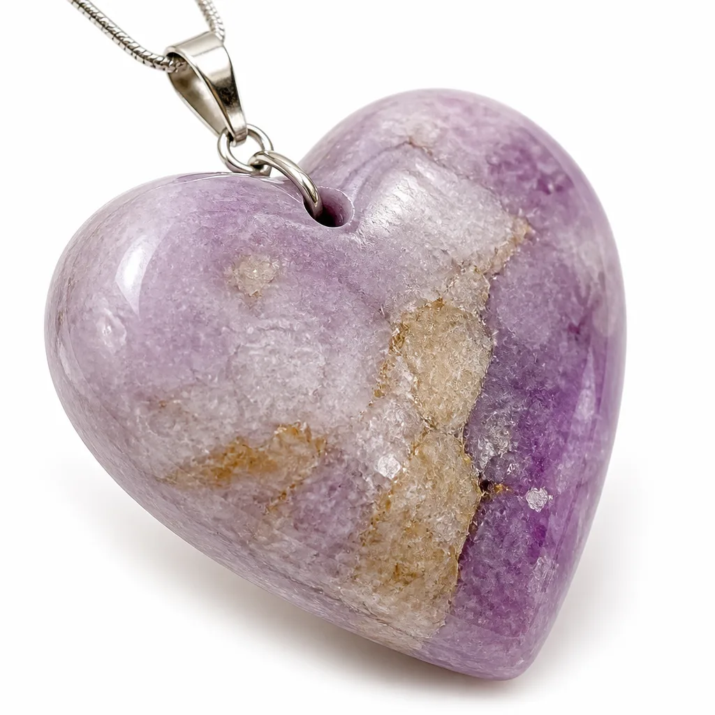 American Purple Mica Heart (Red Label)