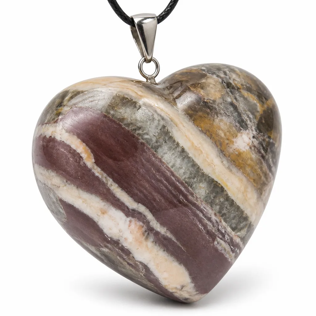 Premium Handcrafted Assorted Stone Heart for Healing Chakra Energy – Perfect for Meditation, Yoga & Home Decor