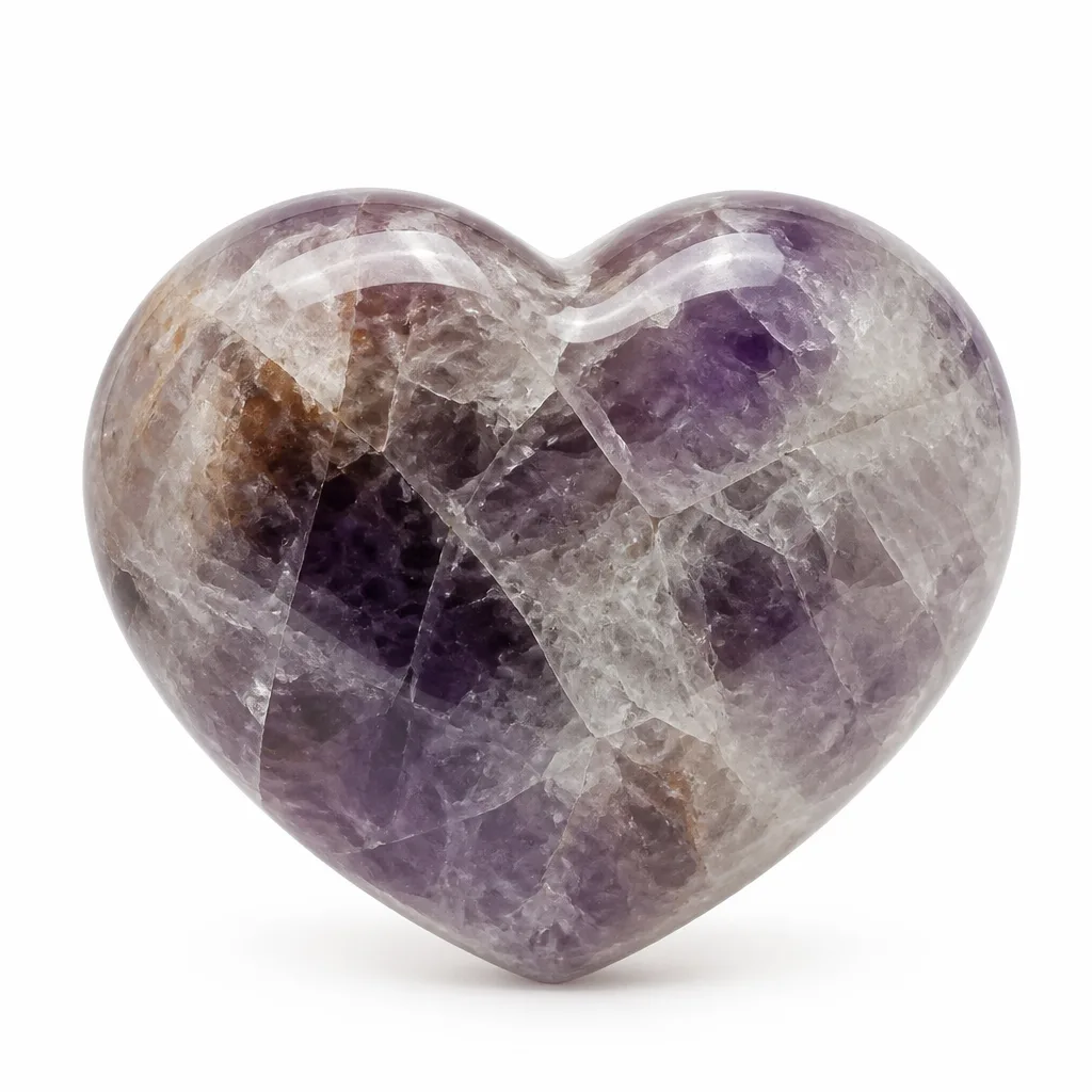 Purple Heart Crystal Chakra Energy & Protection Decor for Meditation & Altar | Dreamy Collection