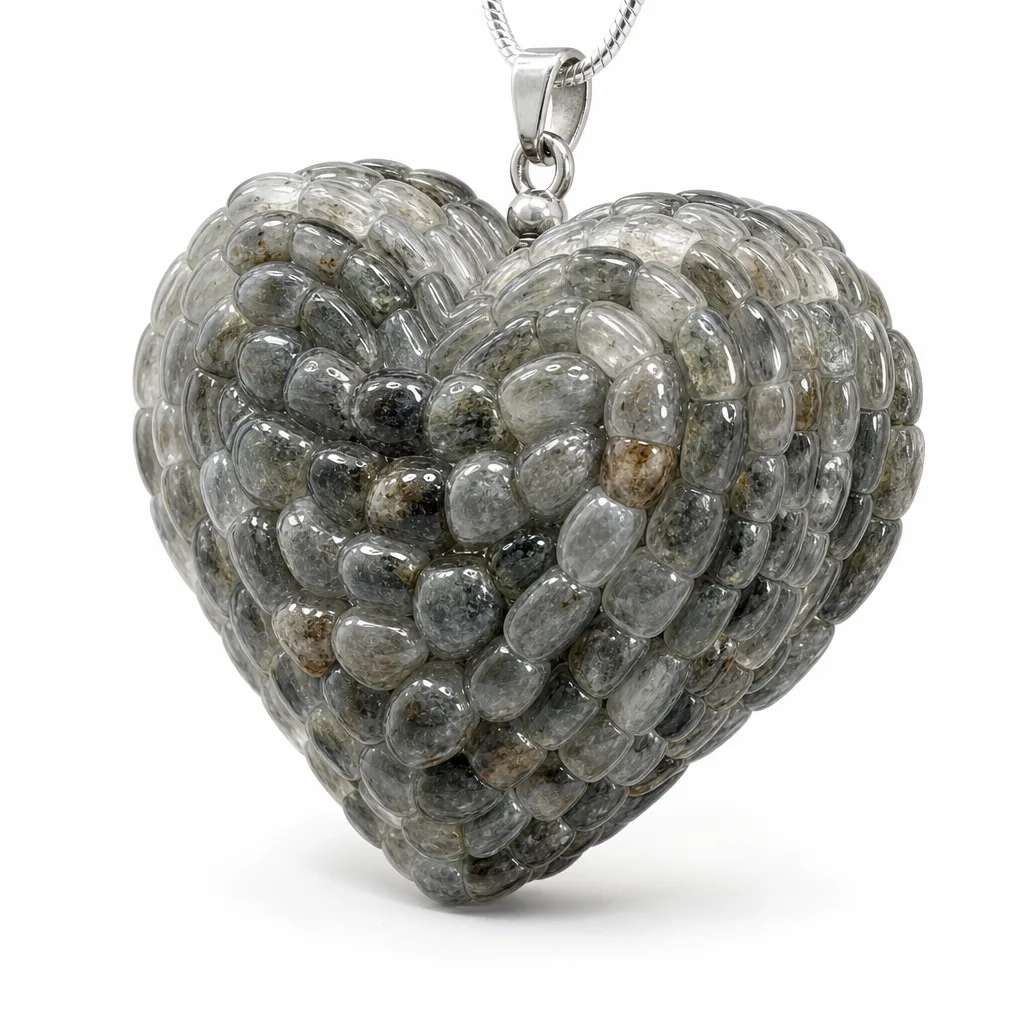 Premium Handcrafted Thousand-Layer Heart Crystal – Chakra Healing & Energy Protection for Meditation, Yoga, Living Room & Spiritual Gift Collection