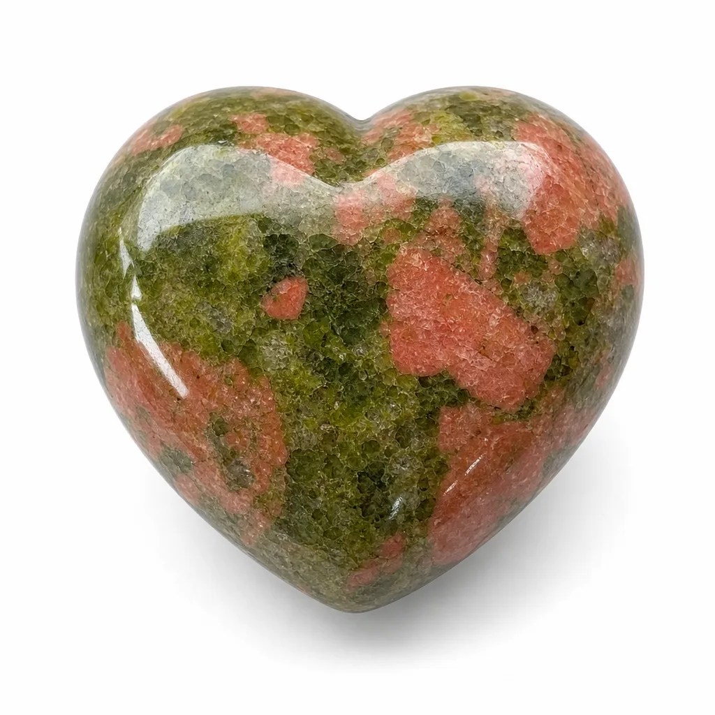 Crystal Heart Miscellaneous Stones Chakra Energy & Protection Meditation Altar Decor Collection
