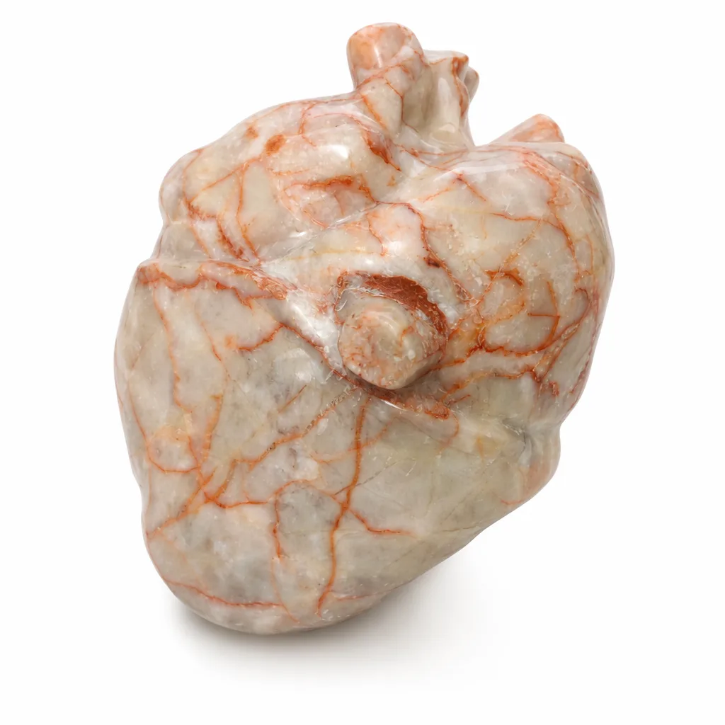 Heart-Shaped Rose Quartz Crystal – Premium Chakra Healing Energy for Meditation & Home Decor