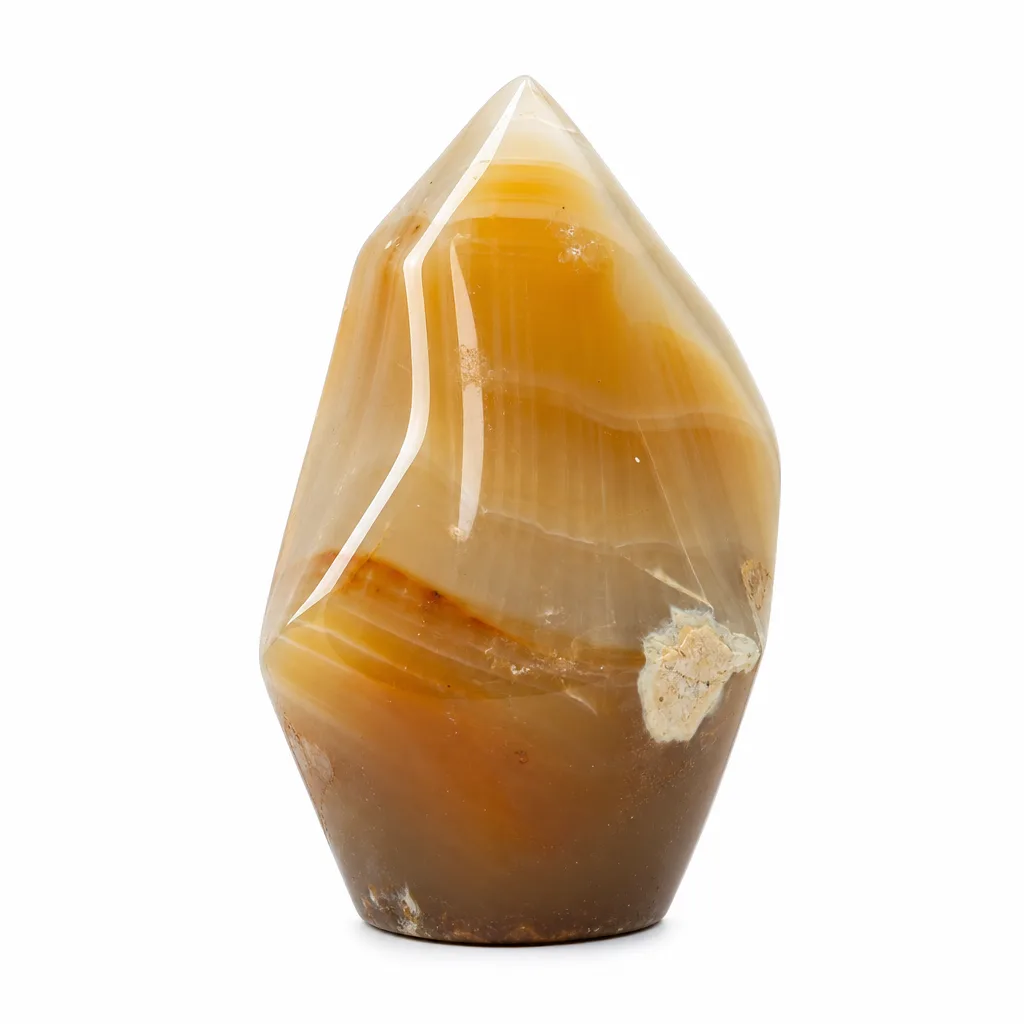 Premium Handcrafted Agate Torch – Chakra Healing Energy Lamp for Meditation & Office Decor