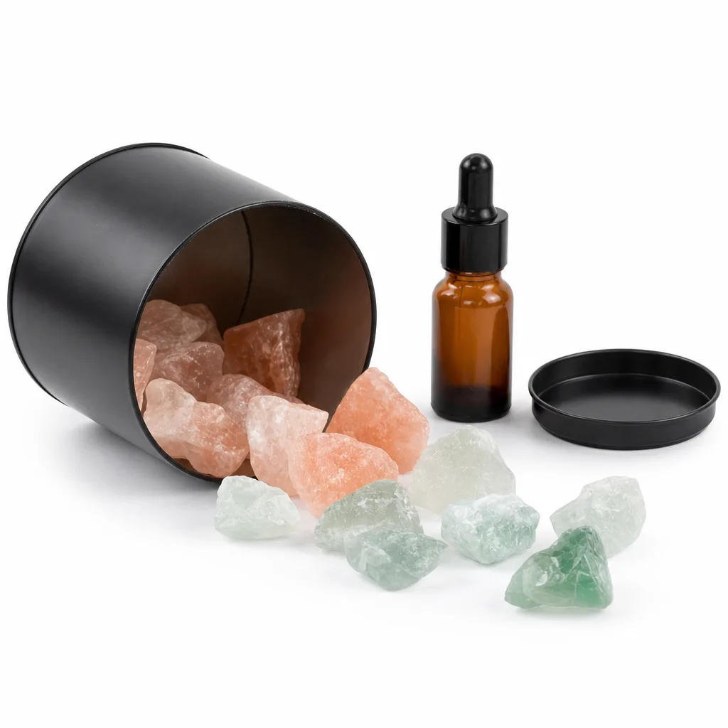 Premium Iron Box Aromatherapy Crystal – Handcrafted Chakra Healing & Energy Protection for Meditation, Yoga, Bedroom, Office, Altar, Spiritual Gifts Collection