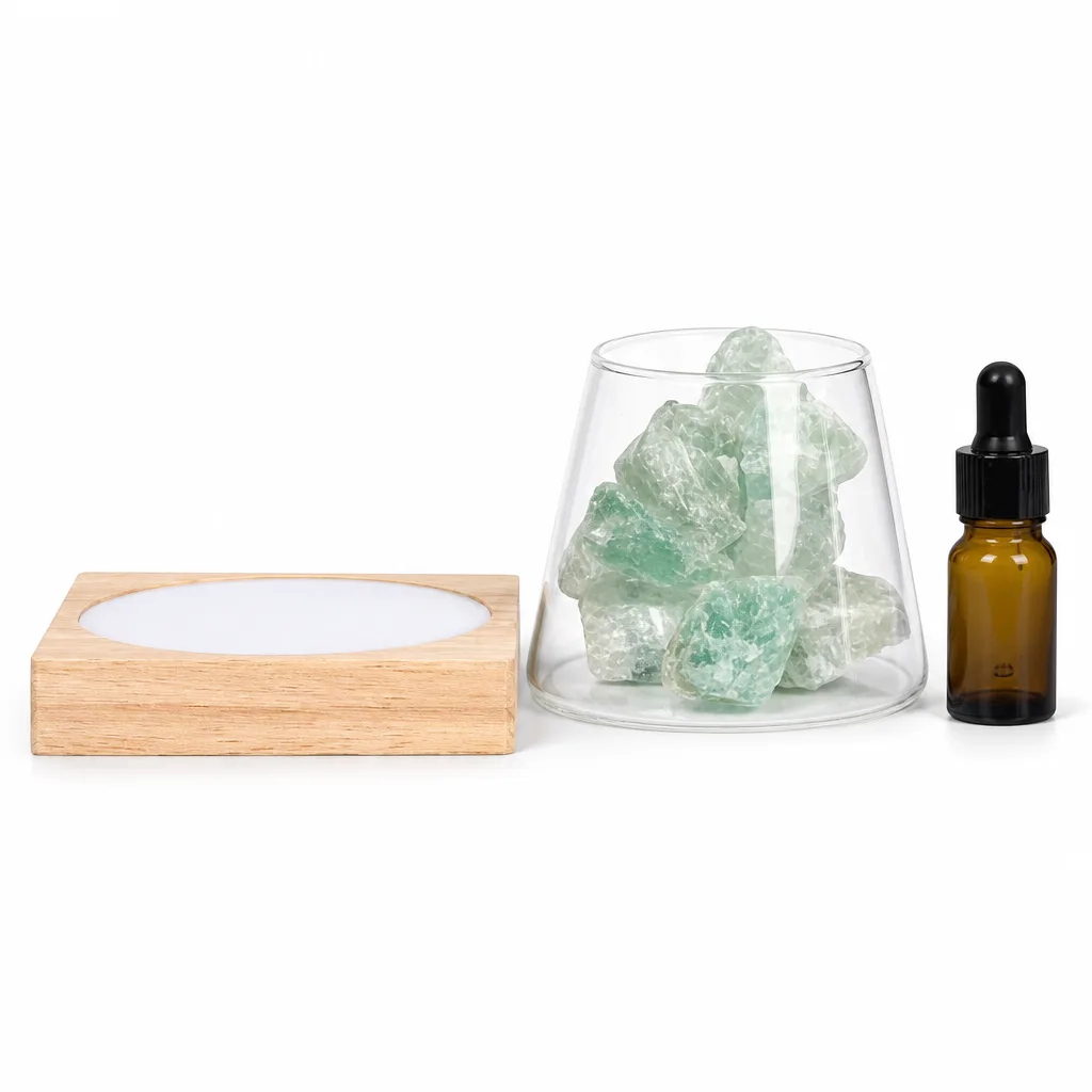 Crystal Lamp-Style Fragrance Diffuser | Premium Hand-Cut Quartz