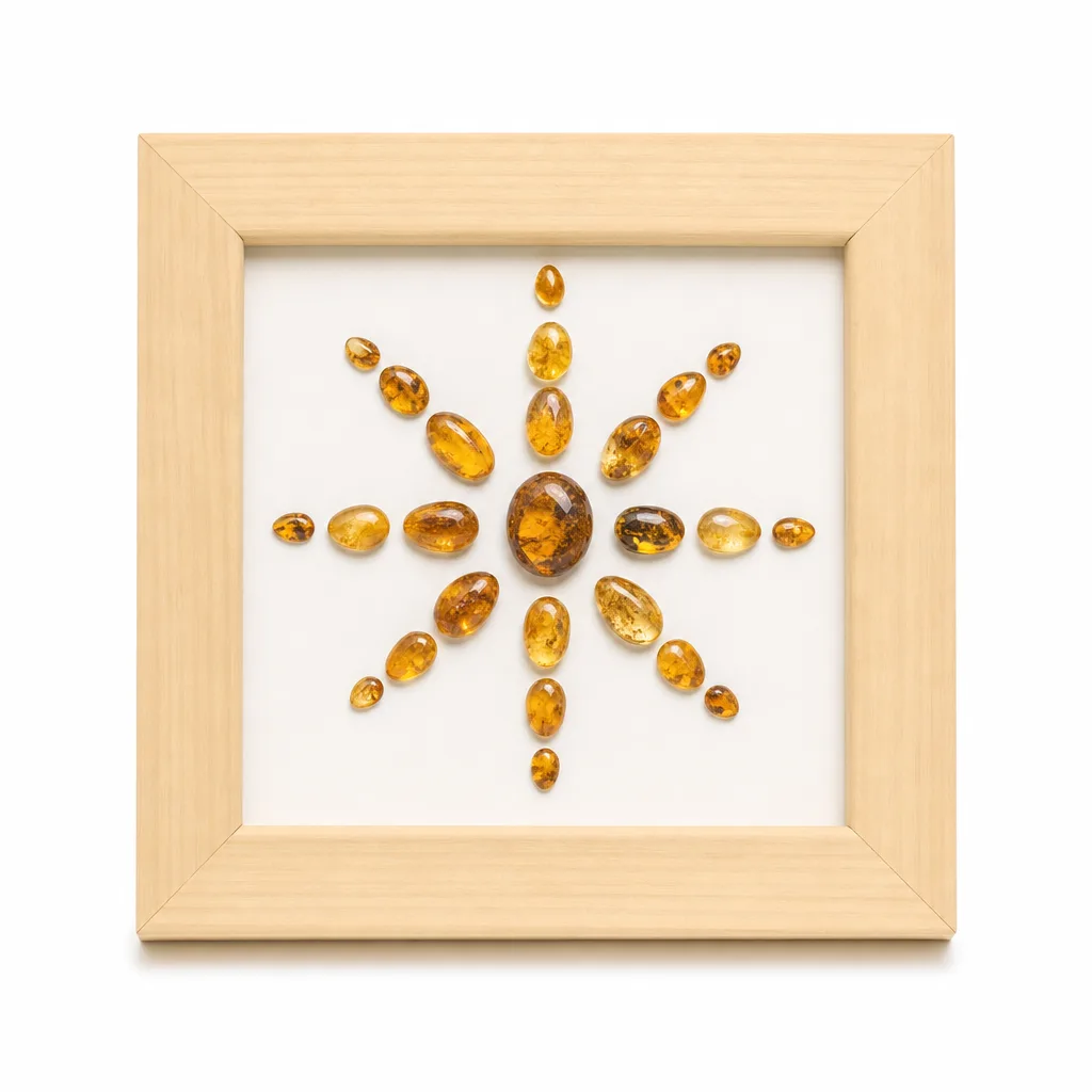 Sunflower Crystal Chip Picture Frame – Healing Energy Protection Decor for Meditation, Yoga, Bedroom & Altar | Premium Handcrafted Metaphysical Collection image 1 Sunflower Crystal Chip Picture Frame – Healing Energy Protection Decor for Meditation, Yoga, Bedroom & Altar | Premium Handcrafted Metaphysical Collection