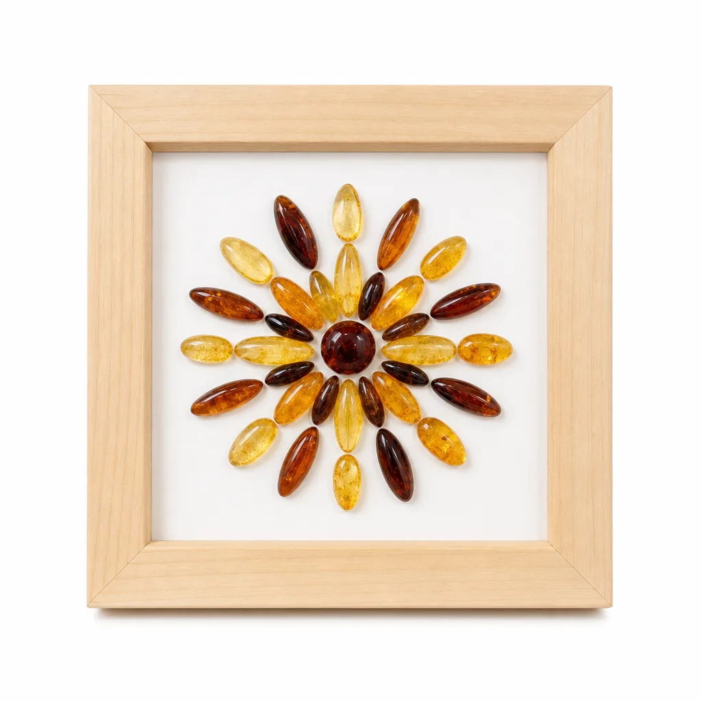 Sunflower Crystal Chip Frame – Premium Handcrafted Chakra Healing Energy Decor for Meditation, Yoga, Bedroom, Office, and Spiritual Gift image 1 Sunflower Crystal Chip Frame – Premium Handcrafted Chakra Healing Energy Decor for Meditation, Yoga, Bedroom, Office, and Spiritual Gift