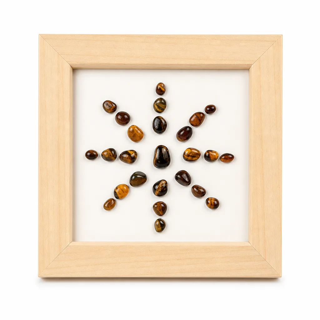 Sunflower Crystal Chip Decorative Picture Frame – Handcrafted Healing Energy for Meditation, Living Room & Spiritual Gift image 1 Sunflower Crystal Chip Decorative Picture Frame – Handcrafted Healing Energy for Meditation, Living Room & Spiritual Gift