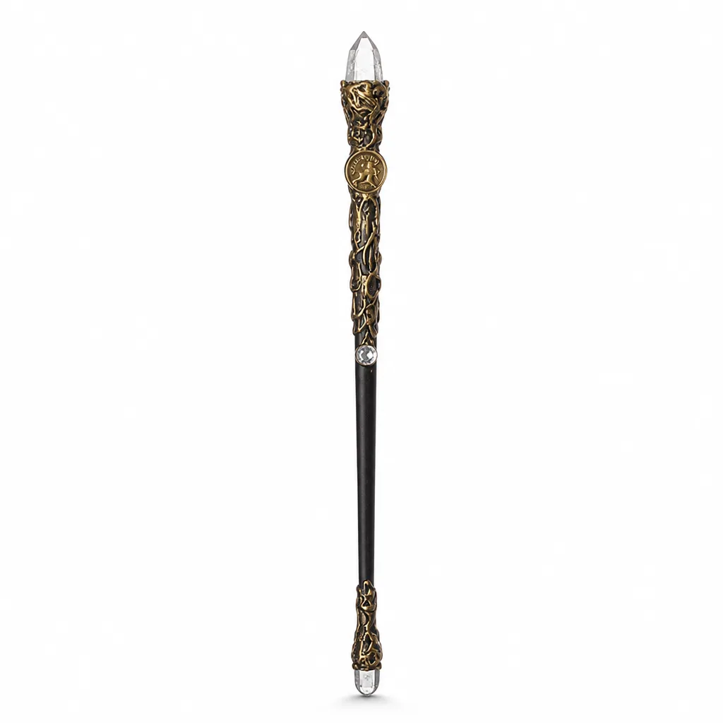 Premium Handcrafted Crystal Zodiac Wand – Chakra Healing Energy & Protection for Meditation, Yoga, Altar & Executive Desk