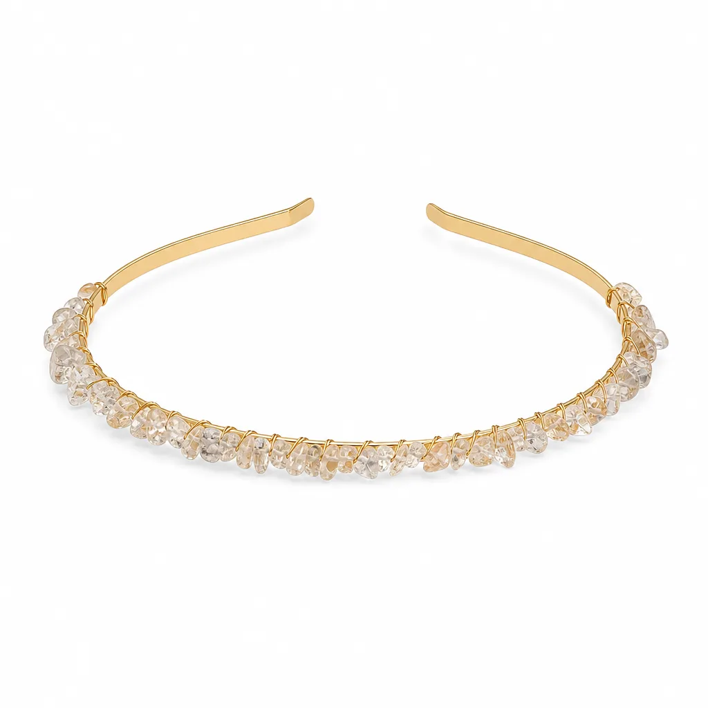 Gravel Crystal Hairband – Handcrafted Chakra Healing Energy Accessory for Meditation Yoga Office & Spiritual Gift image 1 Gravel Crystal Hairband – Handcrafted Chakra Healing Energy Accessory for Meditation Yoga Office & Spiritual Gift