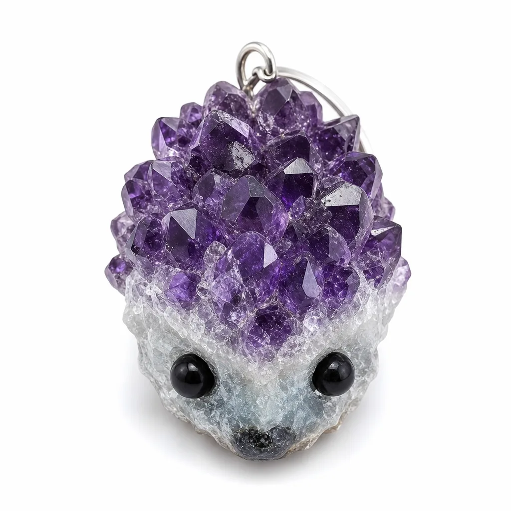 Hedgehog Crystal Sculpture – Natural Quartz Healing Energy for Meditation, Chakra Alignment & Spiritual Gift Decor image 1 Hedgehog Crystal Sculpture – Natural Quartz Healing Energy for Meditation, Chakra Alignment & Spiritual Gift Decor