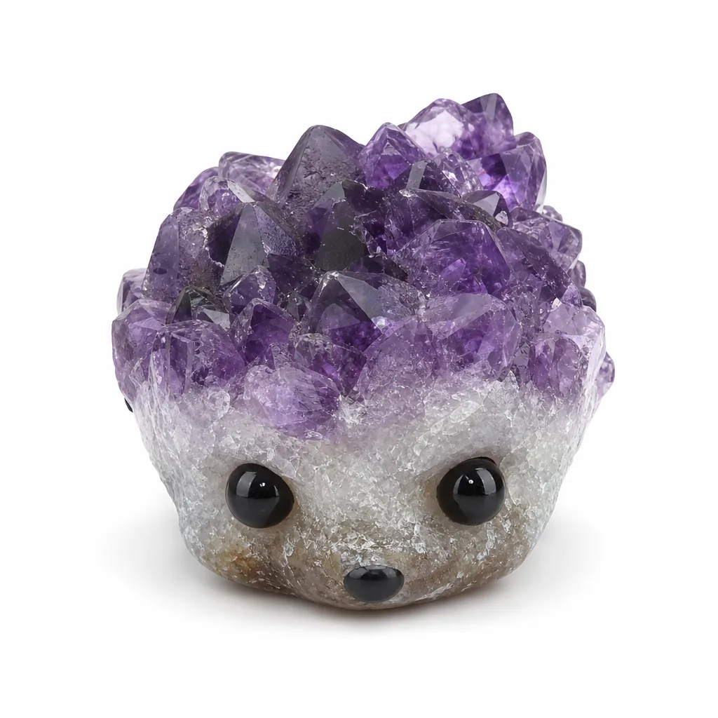 Premium Handcrafted Crystal Hedgehog Energy Protection Decor for Meditation, Yoga, Bedroom & Office | Metaphysical Chakra Healing Collection image 1 Premium Handcrafted Crystal Hedgehog Energy Protection Decor for Meditation, Yoga, Bedroom & Office | Metaphysical Chakra Healing Collection