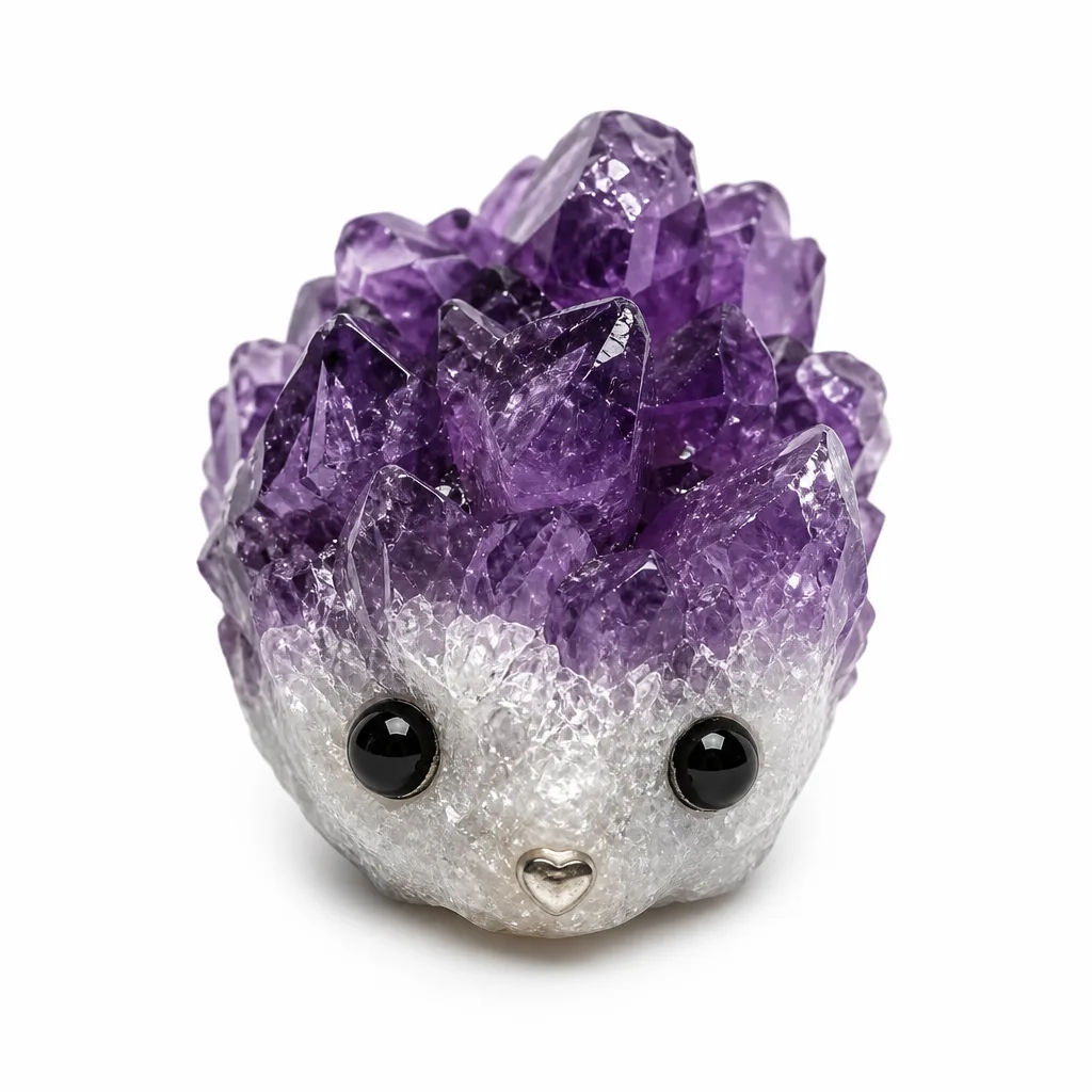 Hedgehog Crystal Sculpture – Premium Natural Quartz for Chakra Healing, Meditation, Living Room & Altar Decor image 1 Hedgehog Crystal Sculpture – Premium Natural Quartz for Chakra Healing, Meditation, Living Room & Altar Decor