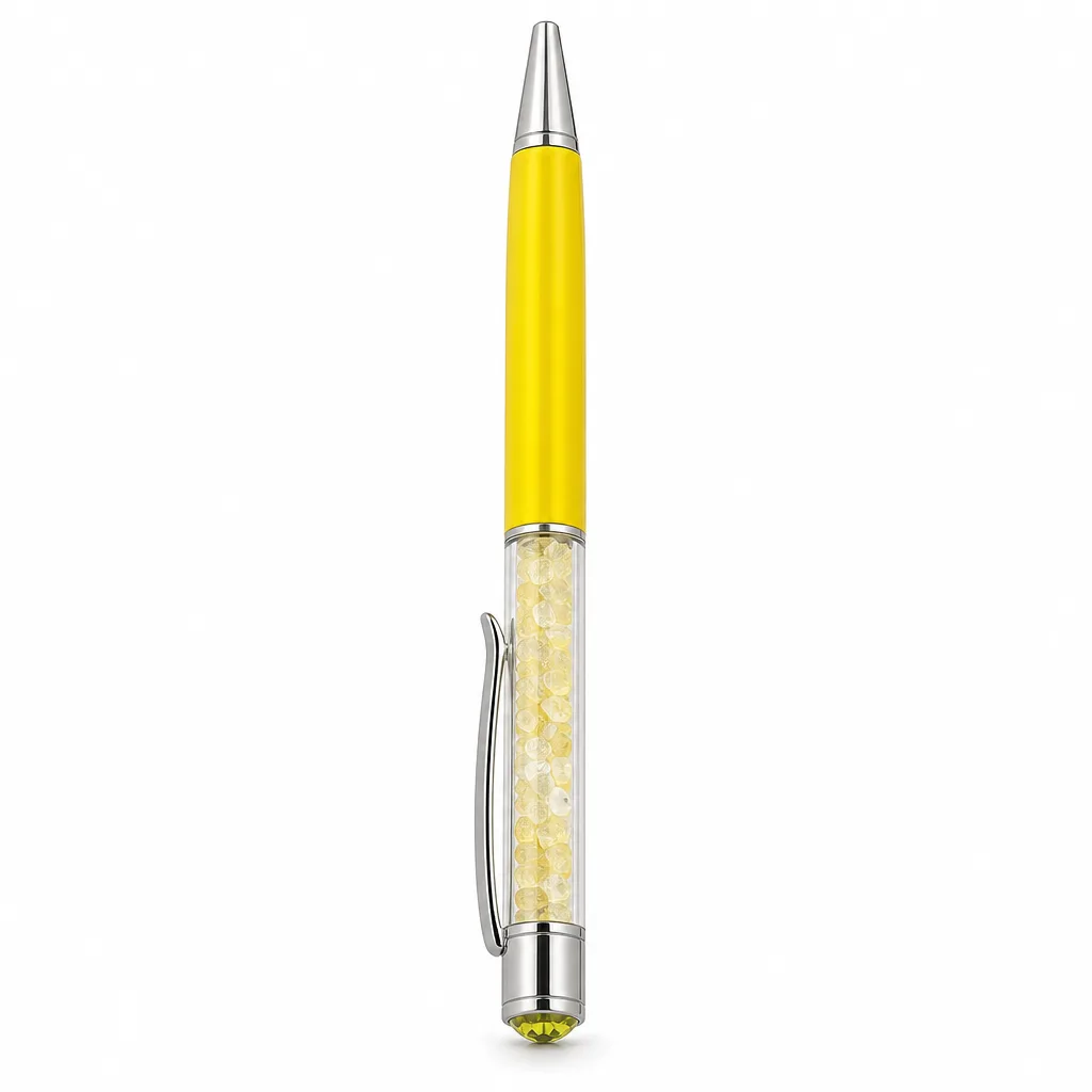 Premium Gravel Crystal Pen – Handcrafted Chakra Energy & Protection for Meditation, Office & Spiritual Gift Collection image 1 Premium Gravel Crystal Pen – Handcrafted Chakra Energy & Protection for Meditation, Office & Spiritual Gift Collection