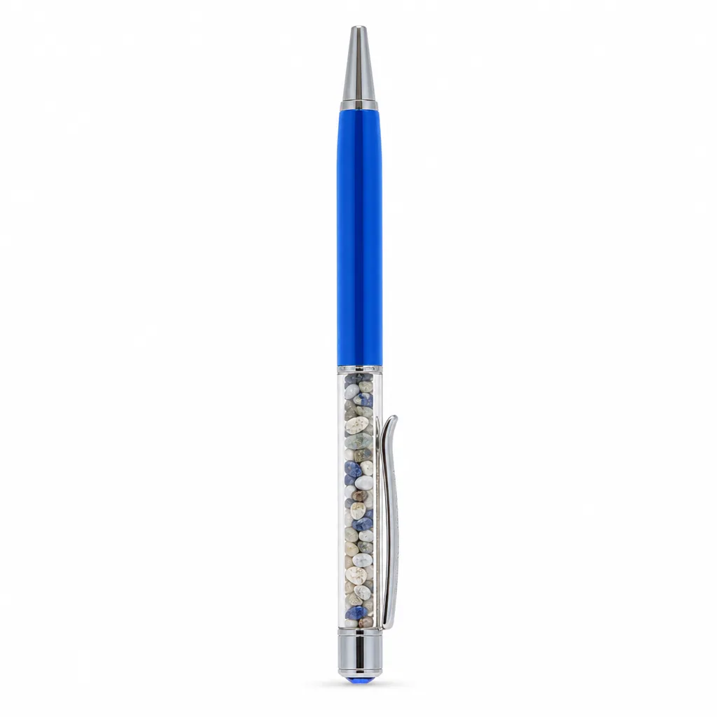 Premium Gravel Pen Crystal Chip Handcrafted Metaphysical Energy Protection Pen for Meditation, Office Desk & Spiritual Gift Collection image 1 Premium Gravel Pen Crystal Chip Handcrafted Metaphysical Energy Protection Pen for Meditation, Office Desk & Spiritual Gift Collection