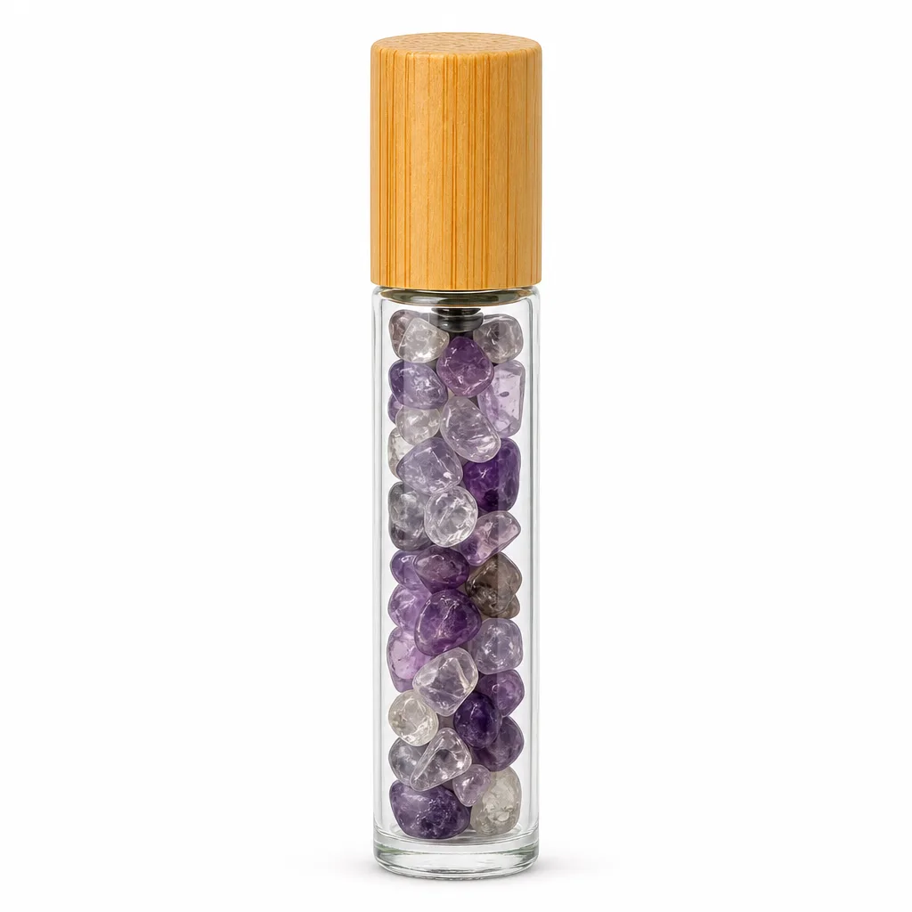 Wood Grain Roll-on Bottle Handcrafted Energy Healing Chakra Aromatherapy for Meditation Yoga Office Altar Decor image 1 Wood Grain Roll-on Bottle Handcrafted Energy Healing Chakra Aromatherapy for Meditation Yoga Office Altar Decor