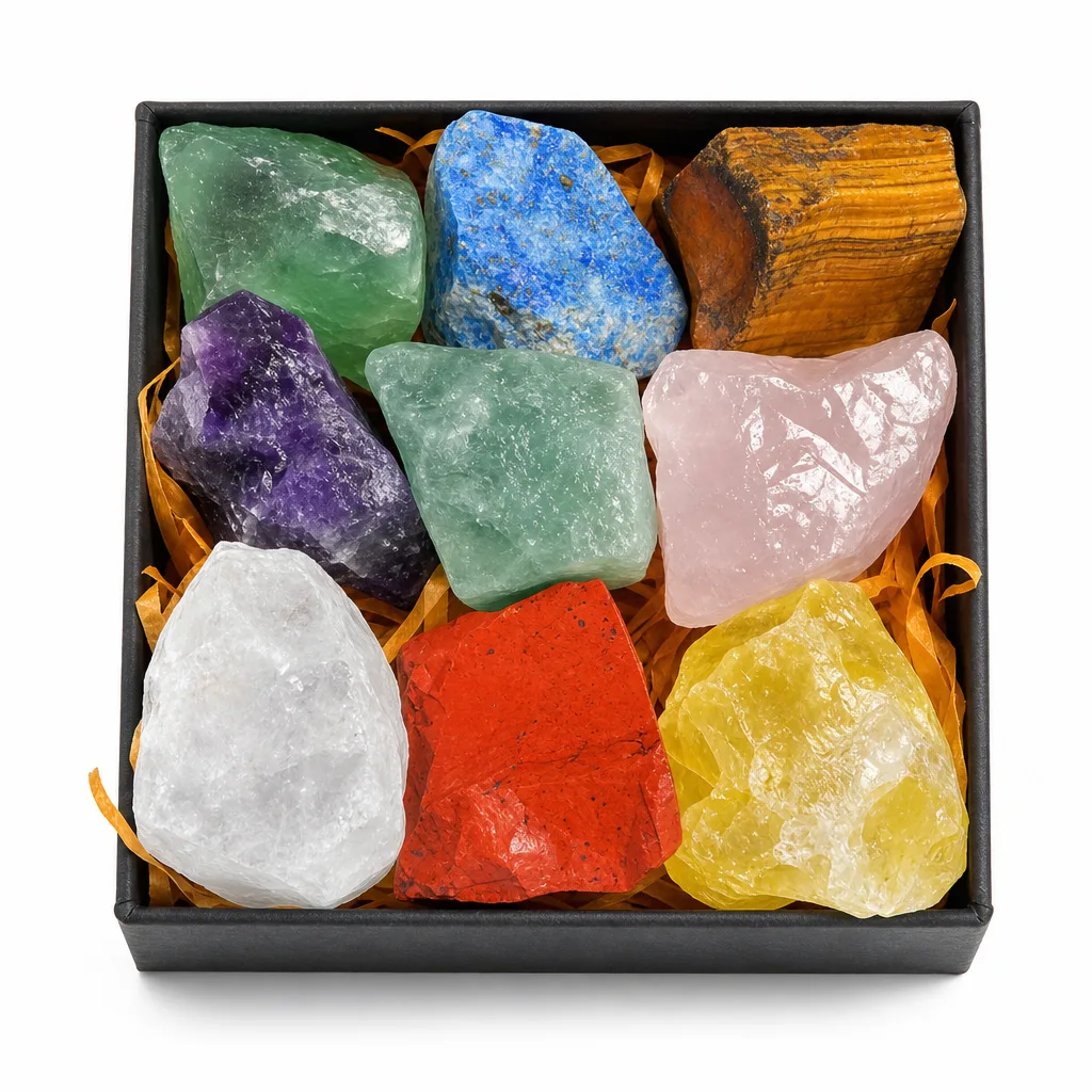 Premium Crystal & Treasure Ore Raw Stone – Handcrafted Healing Chakra Energy for Meditation, Yoga, Home & Spiritual Gifts