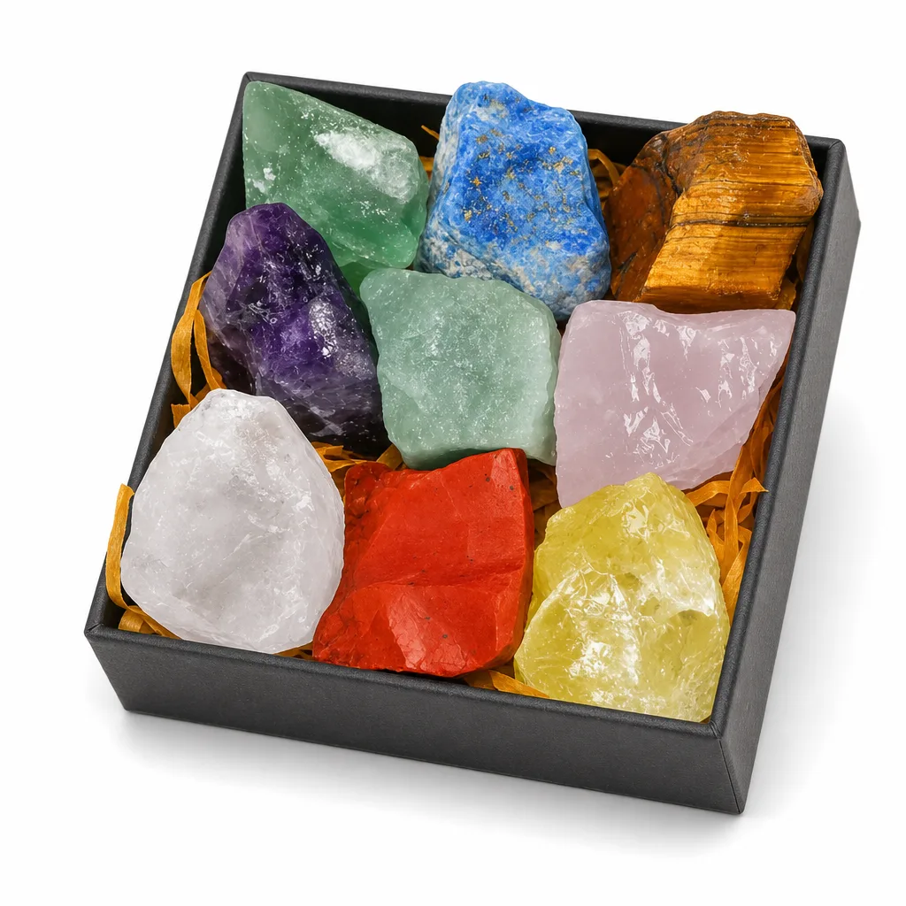 Premium Crystal & Treasure Ore Raw Stone – Handcrafted Healing Chakra Energy for Meditation, Yoga, Home & Spiritual Gifts