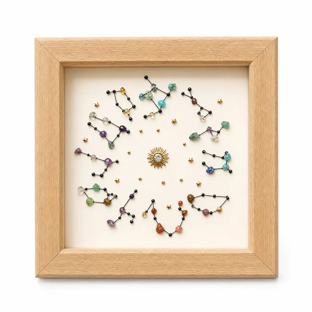 Twelve Zodiac Signs Crystal Painting image Twelve Zodiac Signs Crystal Painting