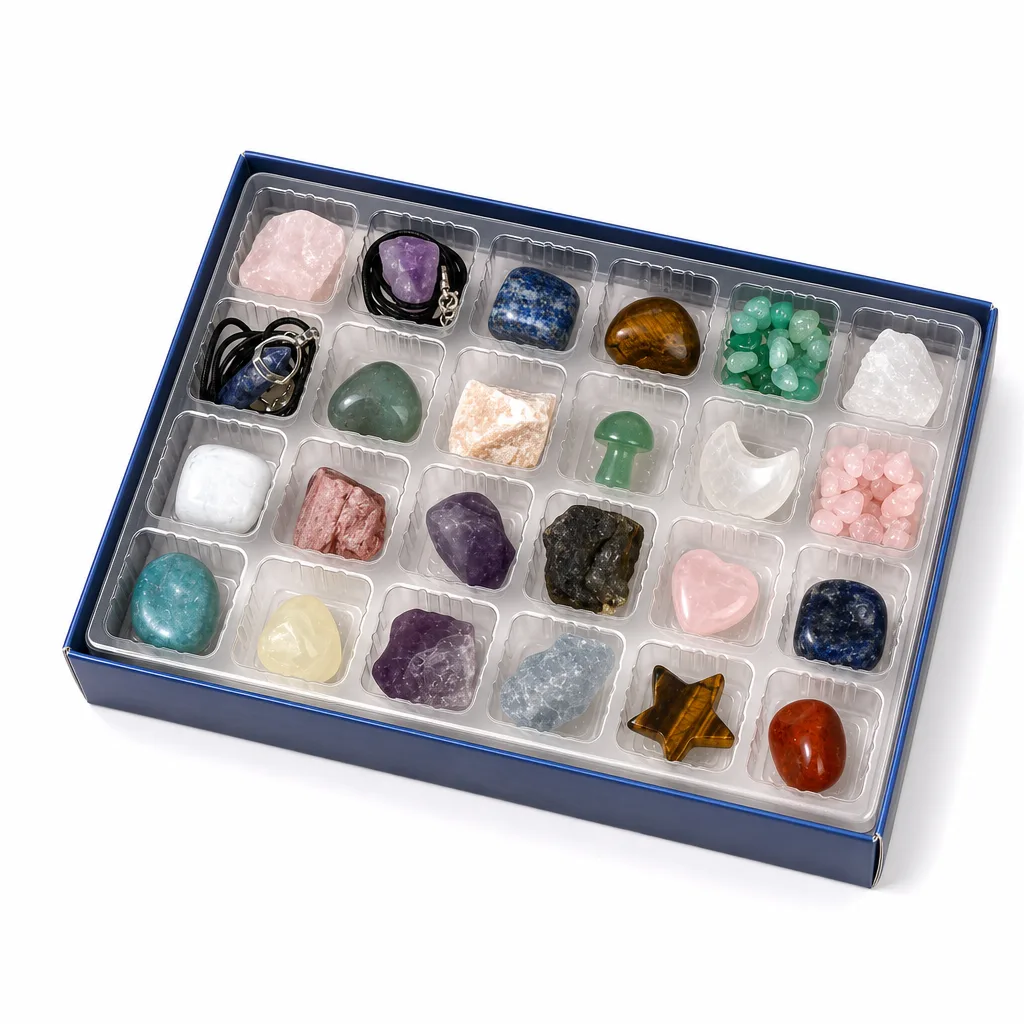 Premium Crystal Mixed Assortment Blind Box – Handcrafted Chakra Healing Energy for Meditation, Yoga, Bedroom & Spiritual Decor