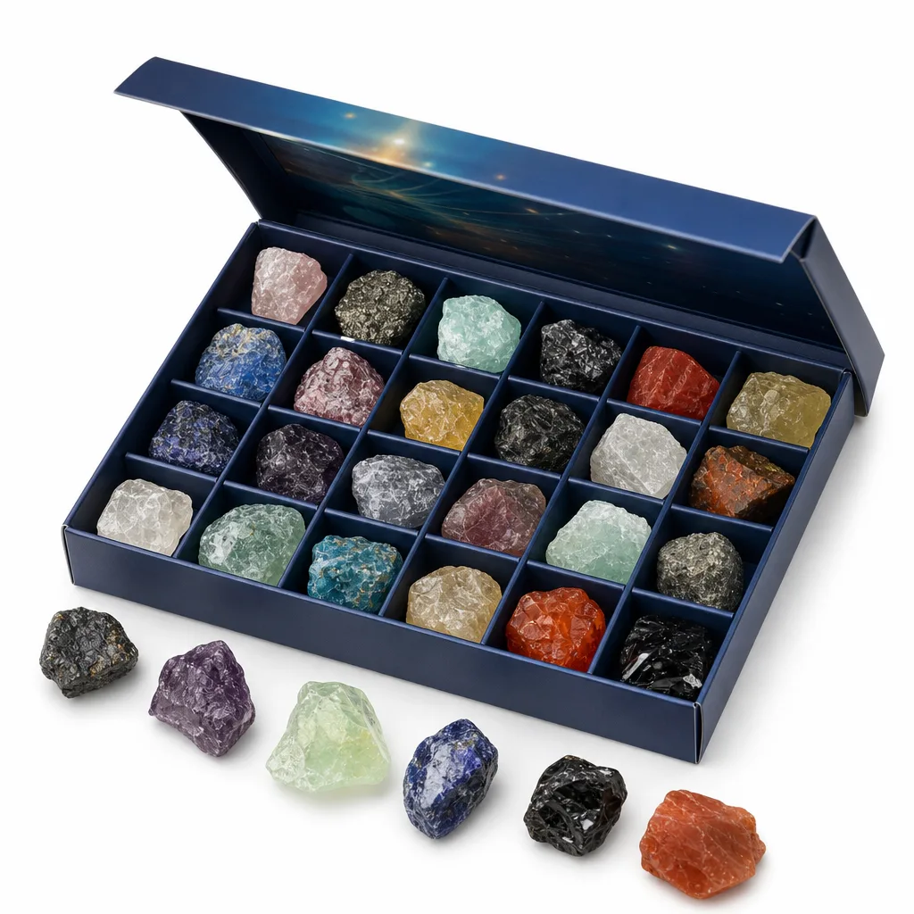 Premium Raw Crystal Stones for Chakra Healing Energy Protection in Meditation Yoga Bedroom Office Altar Decor