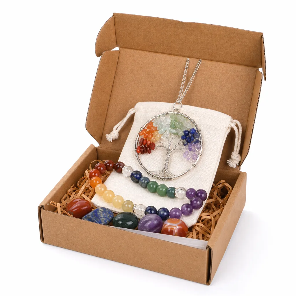 Zodiac Healing Stones Crystal Set – Premium Handcrafted Energy & Chakra Protection for Meditation Yoga Altar Decor
