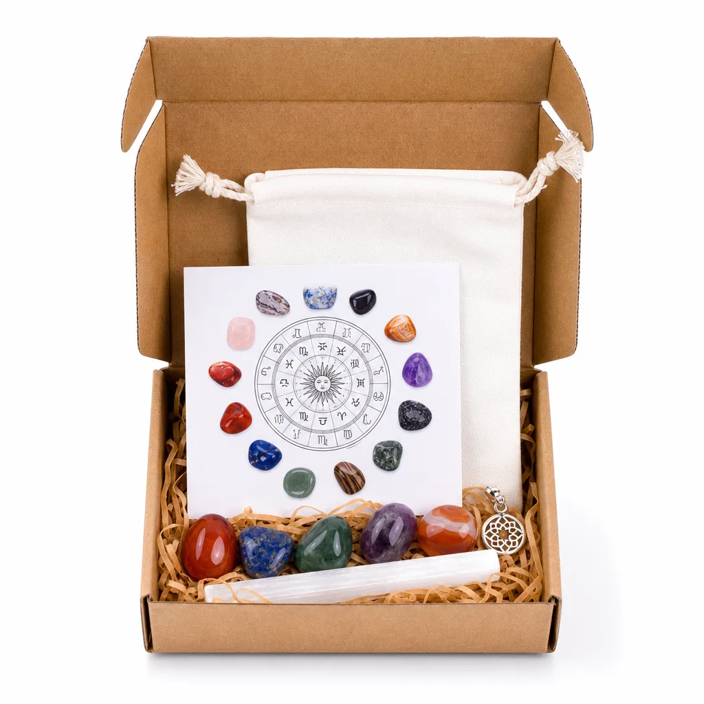 Zodiac Healing Stones Crystal Set – H