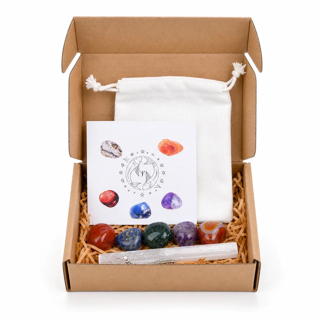 Zodiac Healing Stones – Handcrafted Crystal Energy for Chakra Balance, Meditation, Yoga, and Spiritual Gift