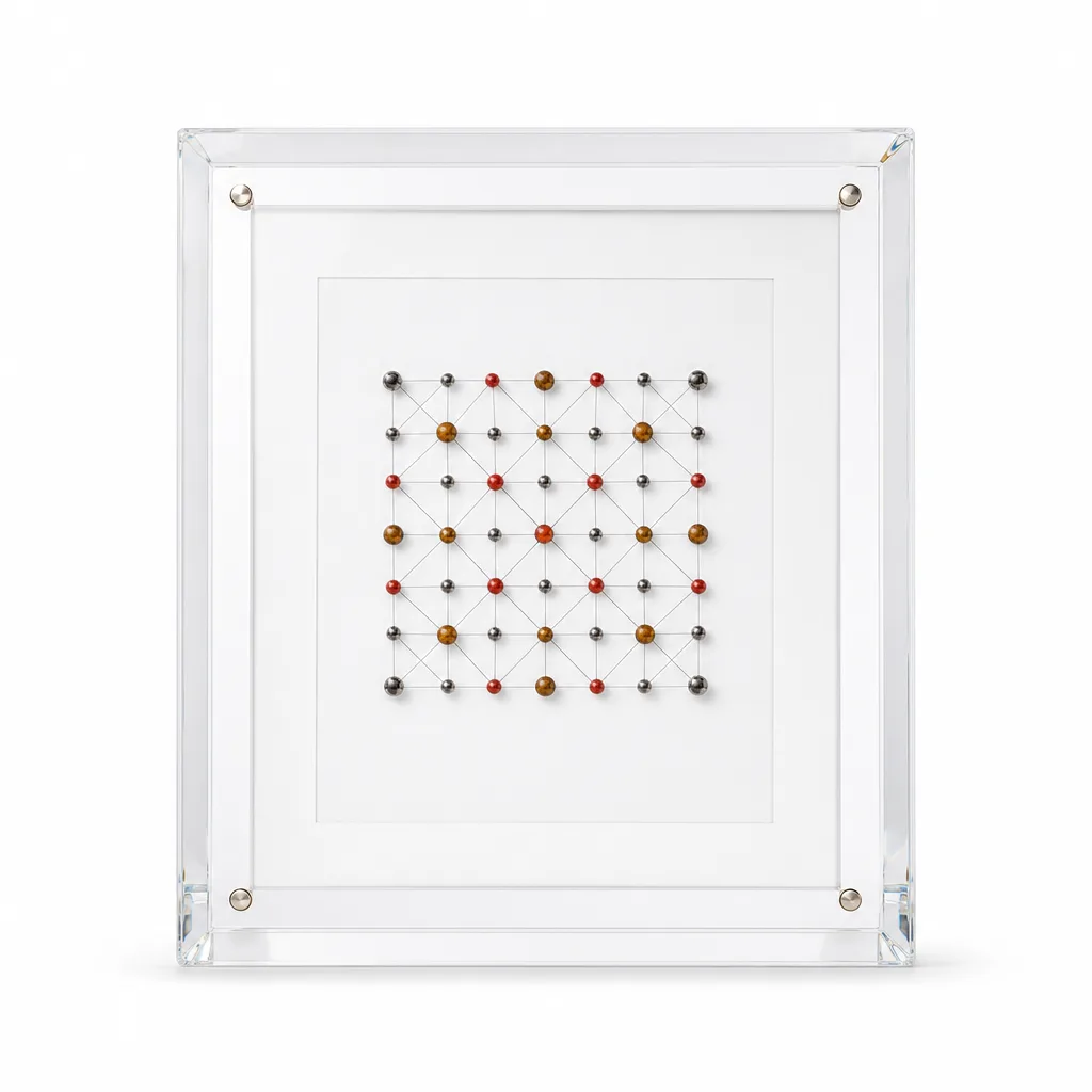 Rectangular Crystal Array Grid Photo Frame – Handcrafted Premium Quartz for Chakra Healing & Energy Protection – Meditation, Yoga, Bedroom, Office, Altar Decor image 1 Rectangular Crystal Array Grid Photo Frame – Handcrafted Premium Quartz for Chakra Healing & Energy Protection – Meditation, Yoga, Bedroom, Office, Altar Decor
